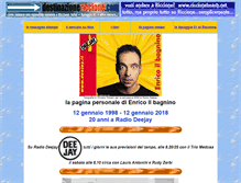 Tablet Screenshot of enricoilbagnino.it